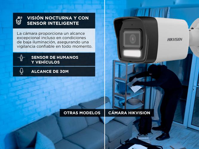 Cámara de Seguridad Bullet Hikvision DS-2CD1023G2-LIU Smart Hybrid Light - 2