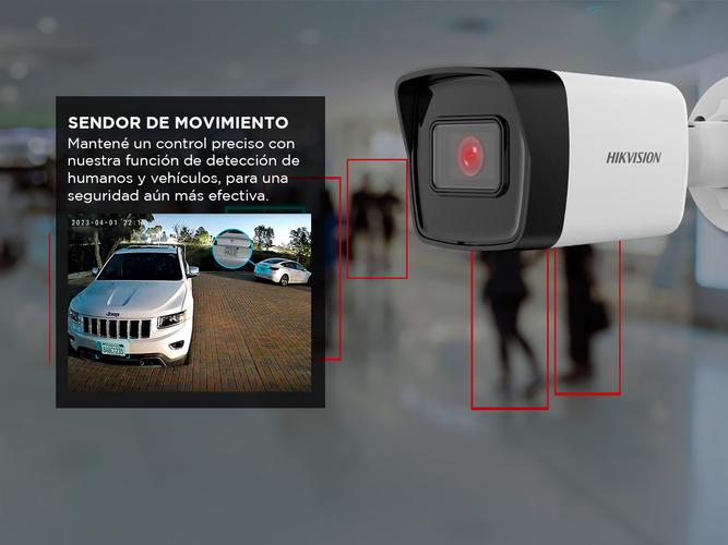 Cámara Bullet Hikvision Red Fija 4 MP MD 2.0 - 2