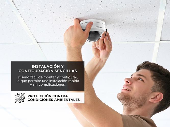 Cámara de seguridad Hikvision Domo Ds-2cd1123g2-I Burbuja Antivandálica   - 3