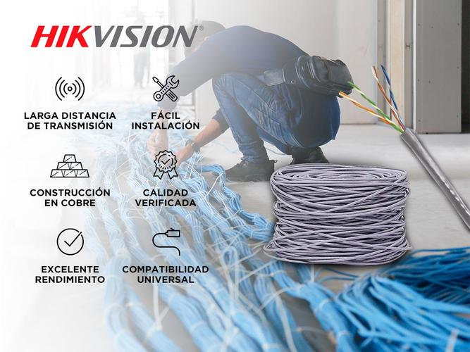 Cable de Red Hikvision UTP CAT5E de 305 m - 1