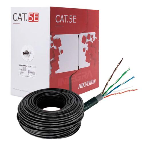 Cable UTP de Red Exterior Hikvision CAT5E de 305 m - 0