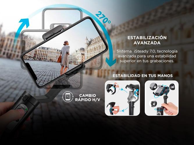 Estabilizador Trípode de celular HOHEM iSteady XE Estable y Versatil - 2