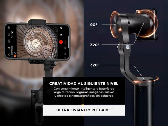 Estabilizador Trípode de celular HOHEM iSteady XE Estable y Versatil - 3