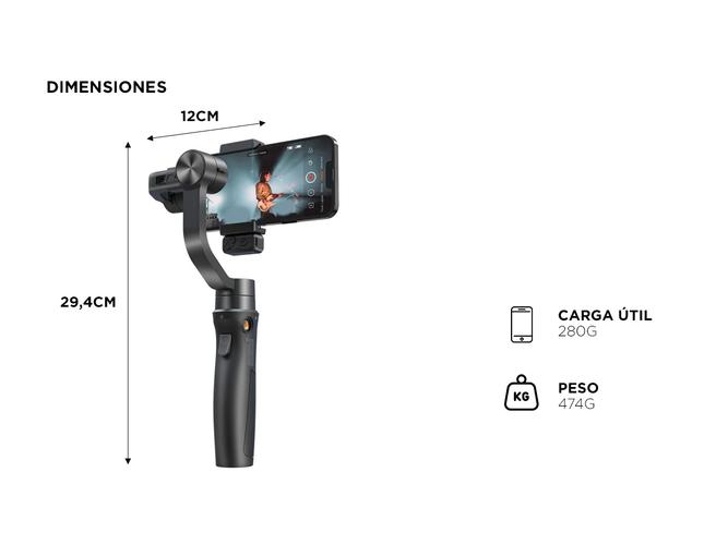 Estabilizador para Celular Hohem iSteady Mobile Kit Gimbal - 5