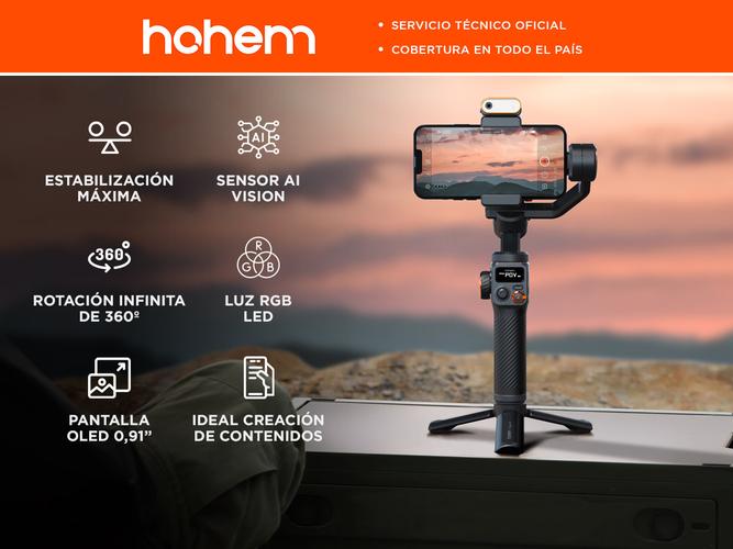 Estabilizador para Celular Hohem iSteady M6 Kit Gimbal - 1