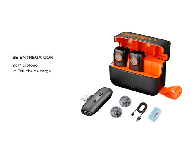 Micrófono Inalámbrico Mic-01 Hohem Cancelación de Ruido - 5