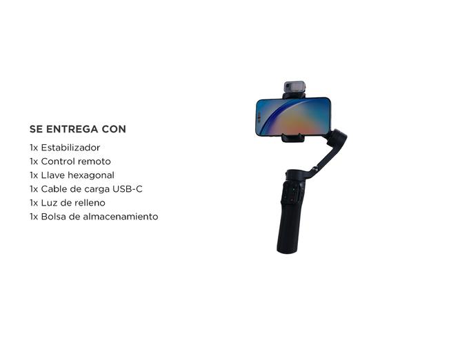 Estabilizador HOHEM iSteady V3 Tripode para celular con luz  - 5