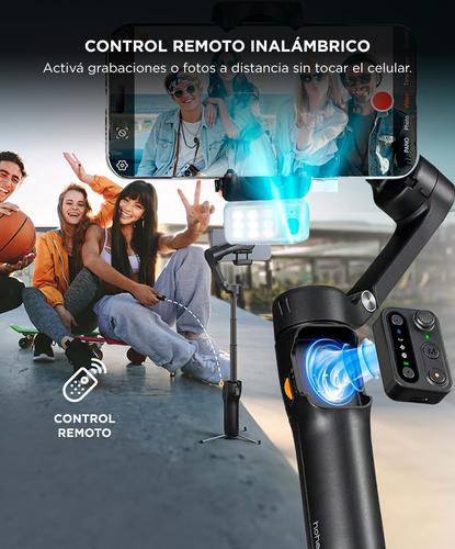 Estabilizador HOHEM iSteady V3 Tripode para celular con luz  - 4