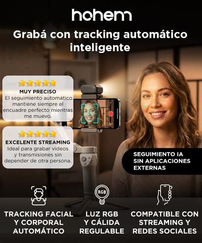 Sensor AI Tracker Hohem Para Gimbal M6 Y MT2 Seguimiento Con Luz RGB Integrada - 1
