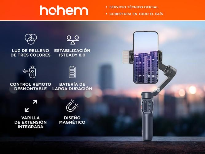Estabilizador Hohem iSteady X3 Smartphone Gimbal AI HPG-X3P - 1