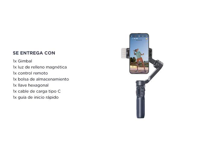 Estabilizador Hohem iSteady X3 Smartphone Gimbal AI HPG-X3P - 5