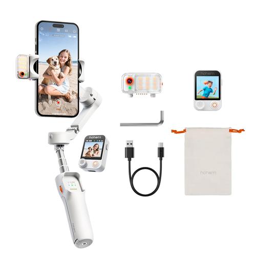 Estabilizador Hohem iSteady V3 Ultra Seguimiento IA Control Remoto Desmontable Luz Led Blanco - 0