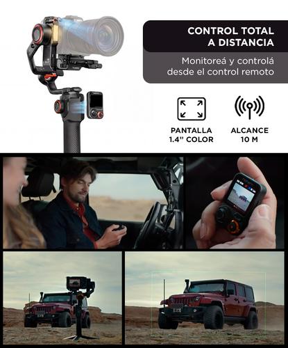 Estabilizador Gimbal Hohem iSteady MT3 Pro IA Cámaras 25 Control Remoto Desmontable - 3