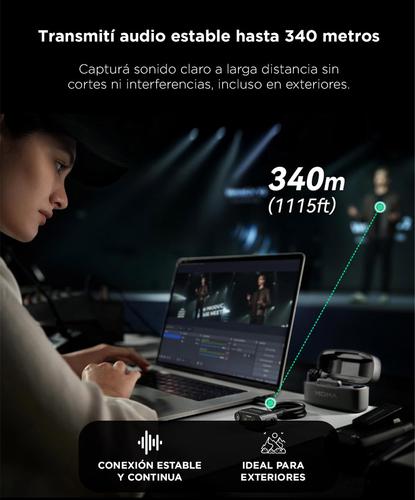 Micrófono Inalámbrico Hollyland Lark Max 2 Combo 4 Personas  4 TX  Camara RX  USB-C RX - 5