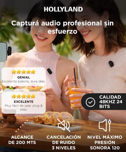 Micrófono Inalámbrico Hollyland Lark A1 2 TX  1 RX USB-C  Base de Carga - 1