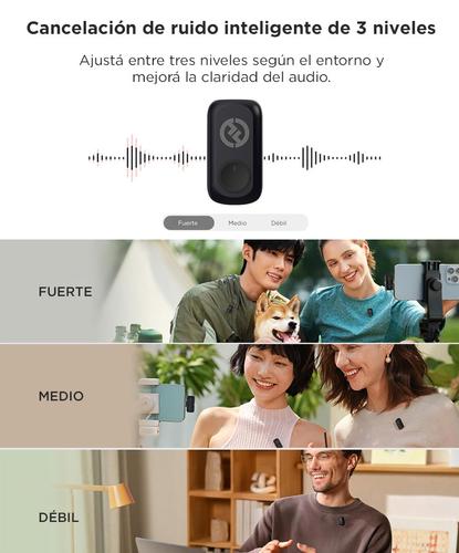 Micrófono Inalámbrico Hollyland Lark A1 2 TX  1 RX USB-C  Base de Carga - 2