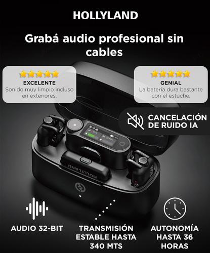  Micrófono Inalámbrico Hollyland Lark Max 2 Combo 2 TX  Camera RX  USB-C RX - 1