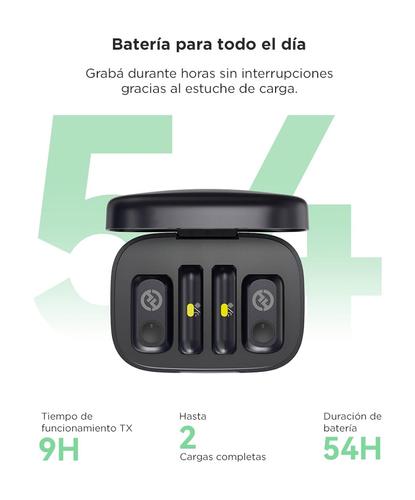 Micrófono Inalámbrico Hollyland Lark A1 2 TX  1 RX USB-C  1 RX Lightning  Estuche Carga - 3