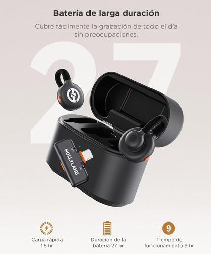 Micrófono Inalámbrico Hollyland Lark M2S Combo 2 TX  1 RX USB-C  Cámara RX - 4