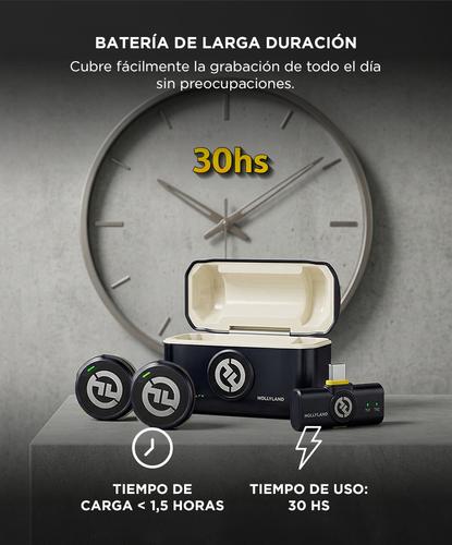 Micrófono Inalámbrico Hollyland Lark M2 Combo 2 TX 1 RX USB-C - 3