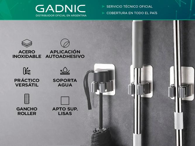 Soporte Organizador de Pared Organizador Gadnic HK03 Acero Inoxidable - 1
