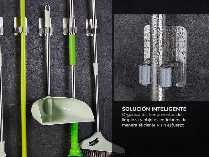 Soporte Organizador de Pared Organizador Gadnic HK03 Acero Inoxidable - 2