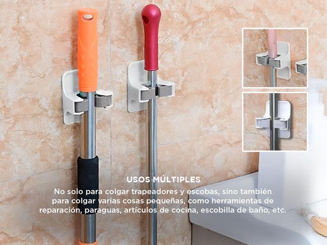 Soporte Escobero para Colgar Gadnic de Pared Adhesivo - 2