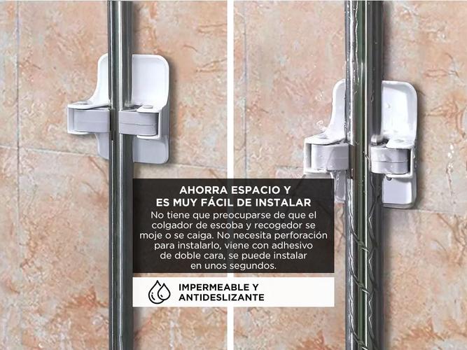 Soporte Escobero para Colgar Gadnic de Pared Adhesivo - 3