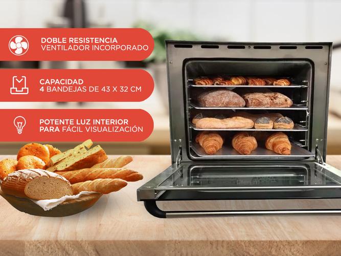 Horno Convector Moretti Deli-4 300 grados max - 3