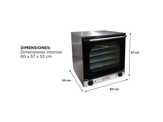 Horno Convector Moretti Deli-4 300 grados max - 4