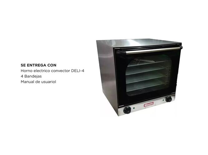 Horno Convector Moretti Deli-4 300 grados max - 5