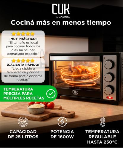 Horno Eléctrico Cuk by Gadnic 25L 1600W Multifunción - 1