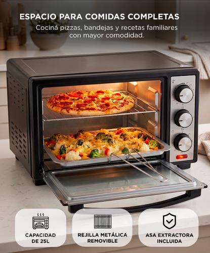 Horno Eléctrico Cuk by Gadnic 25L 1600W Multifunción - 3