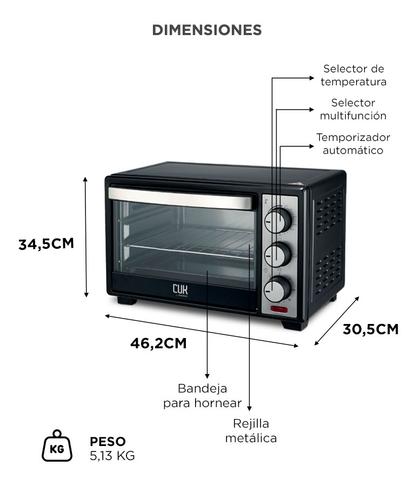 Horno Eléctrico Cuk by Gadnic 35L 1600W Multifunción - 5