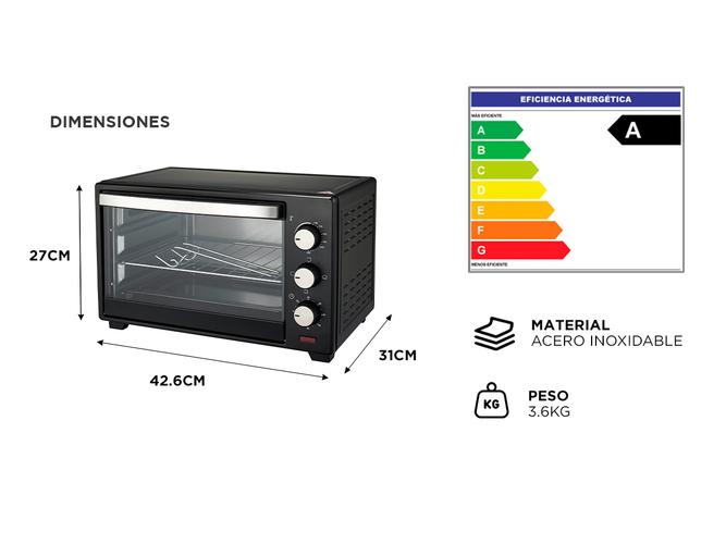 Horno Eléctrico Gadnic 16L 1280W - 5
