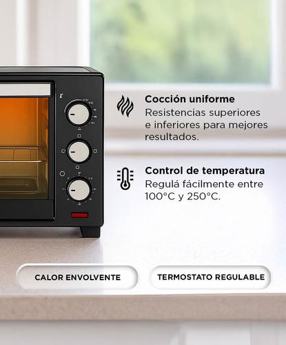 Horno Eléctrico Gadnic 16L 1280W - 2