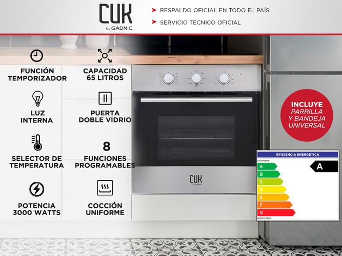Horno empotrable electrico Gadnic V6500 a conveccion  - 1
