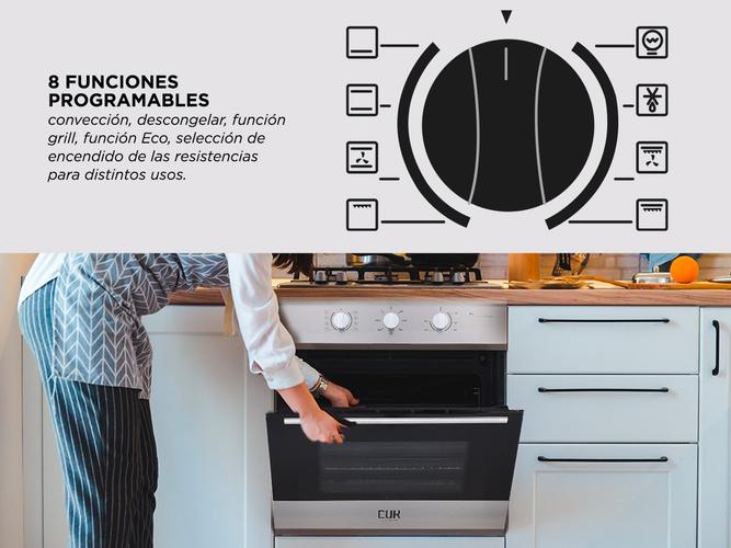 Horno empotrable electrico Gadnic V6500 a conveccion  - 3
