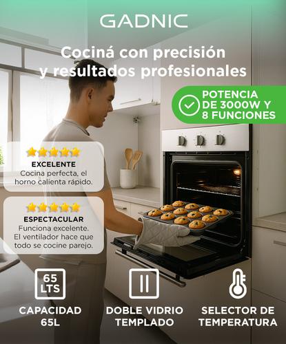 Horno empotrable electrico Gadnic V6500 a conveccion  - 1