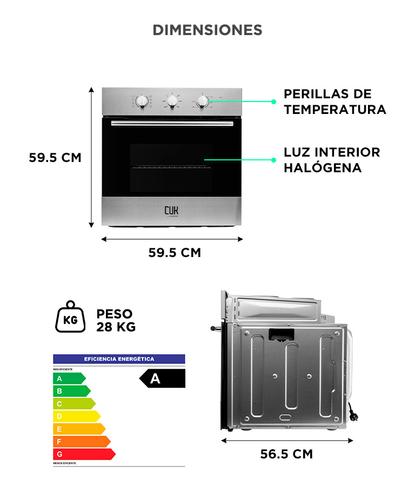 Horno empotrable electrico Gadnic V6500 a conveccion  - 5