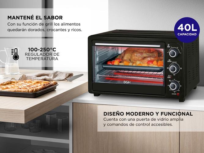 Horno Eléctrico BGH 40 litros BHE40M19N - 2