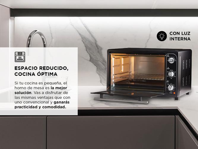 Horno de mesa eléctrico BGH BHE55M19 55L - 2