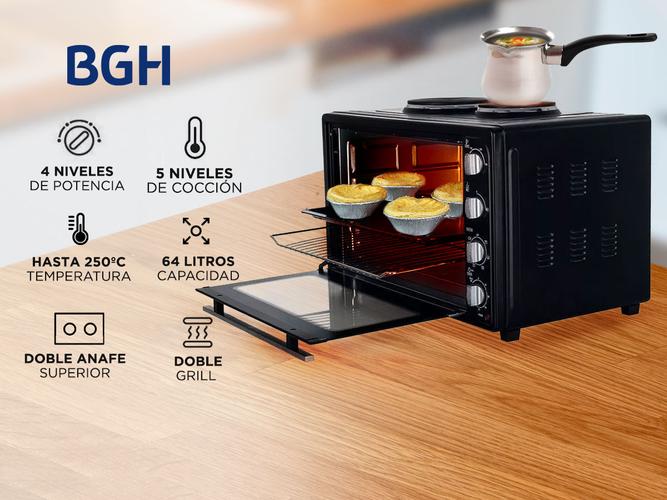 Horno eléctrico BGH BHE64M20A 64L - 1