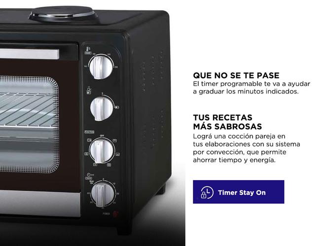 Horno eléctrico BGH BHE64M20A 64L - 3