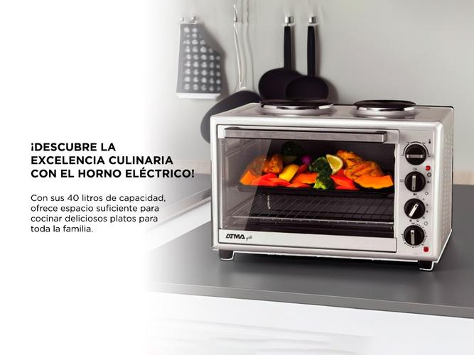  Horno Eléctrico Atma Grill Anafes Hg4022api 40 Lts 3250w - 2