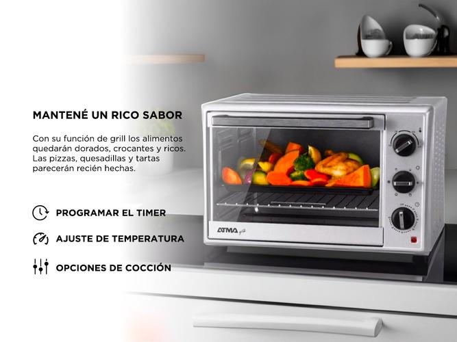  Horno Electrico Atma Hga3022 Grill 30 Litros 1500w Timer 250 grados - 3