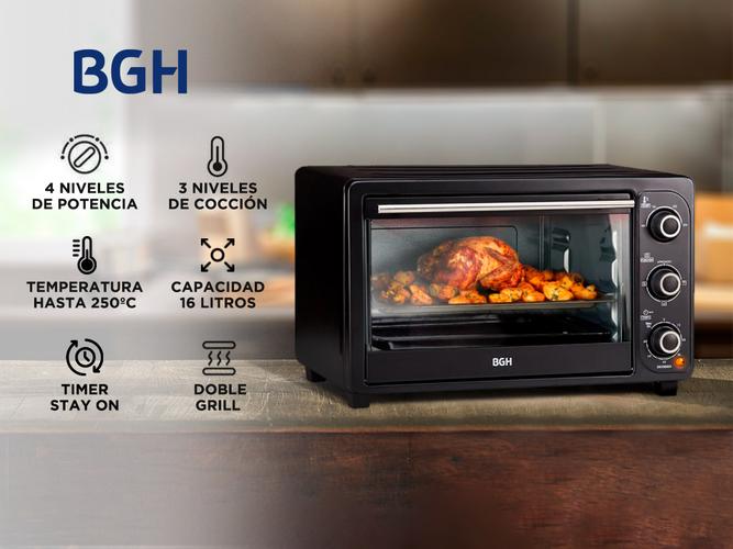 Horno Eléctrico BGH 16 Litros BHE17M20N - 1