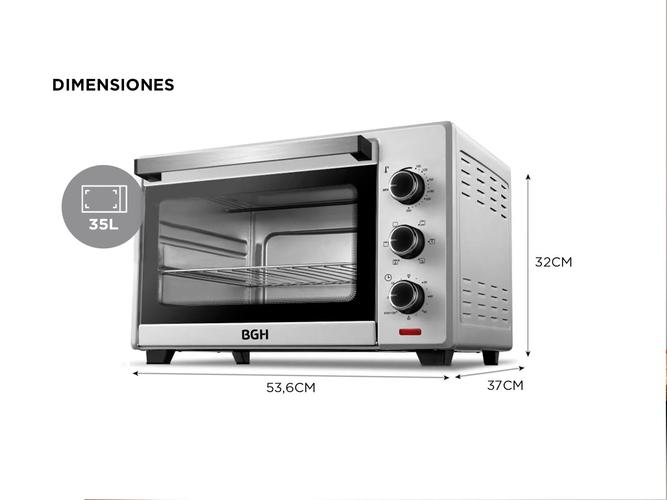 Horno Eléctrico BGH 35 litros BHE35S22 - 4