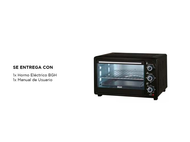 Horno Electrico BGH 25L Grill 1380W Timer BHE25M19N  - 5