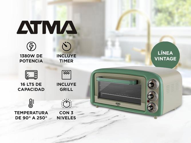 Horno Electrico Atma Grill Vintage 16Lts 1380W HG2019VN - 1